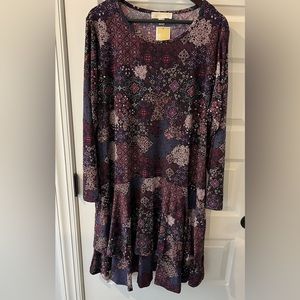 Michael Kors WOMENS Dress size 2X multi color NWT Stretch VERSATILE business